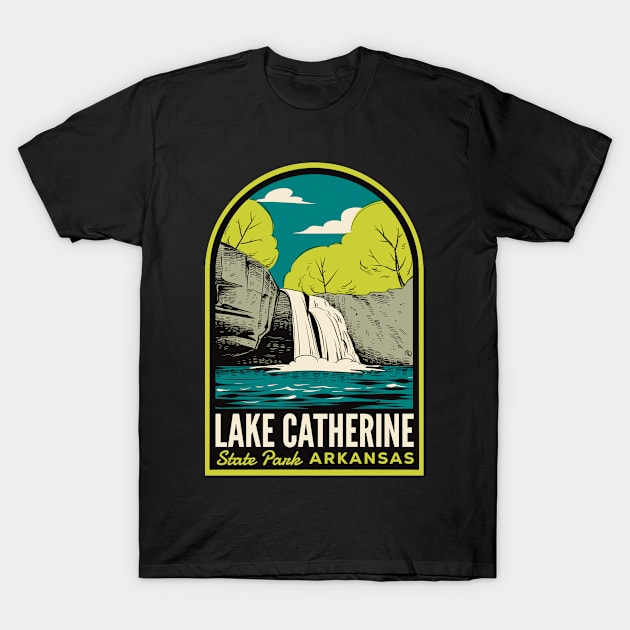 Lake Catherine State Park T-Shirt by HalpinDesign